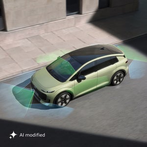 Sistemas de asistencia inteligentes del Audi A2 e-tron.