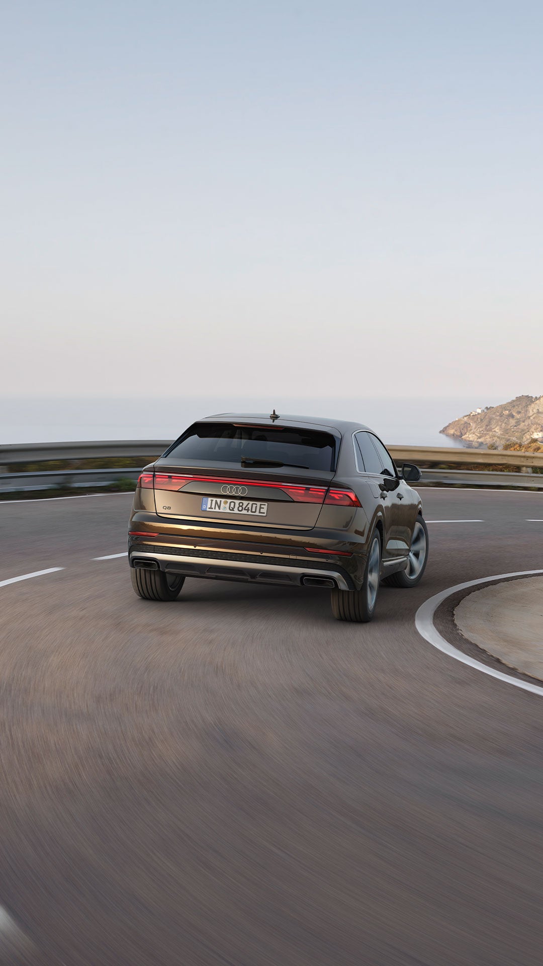 Audi Q8 SUV TFSI e Dynamic rear view