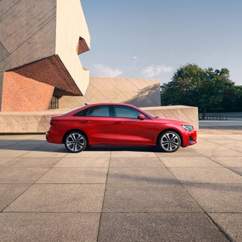 Vista lateral del Audi A3 Sedán