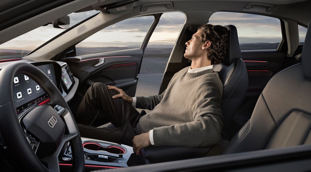 Foto del interior de un Audi A6. 