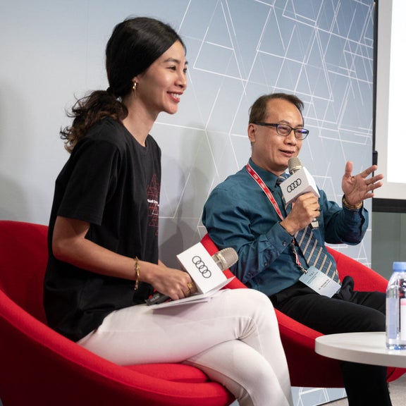 Speakers at the Audi Innovation Award