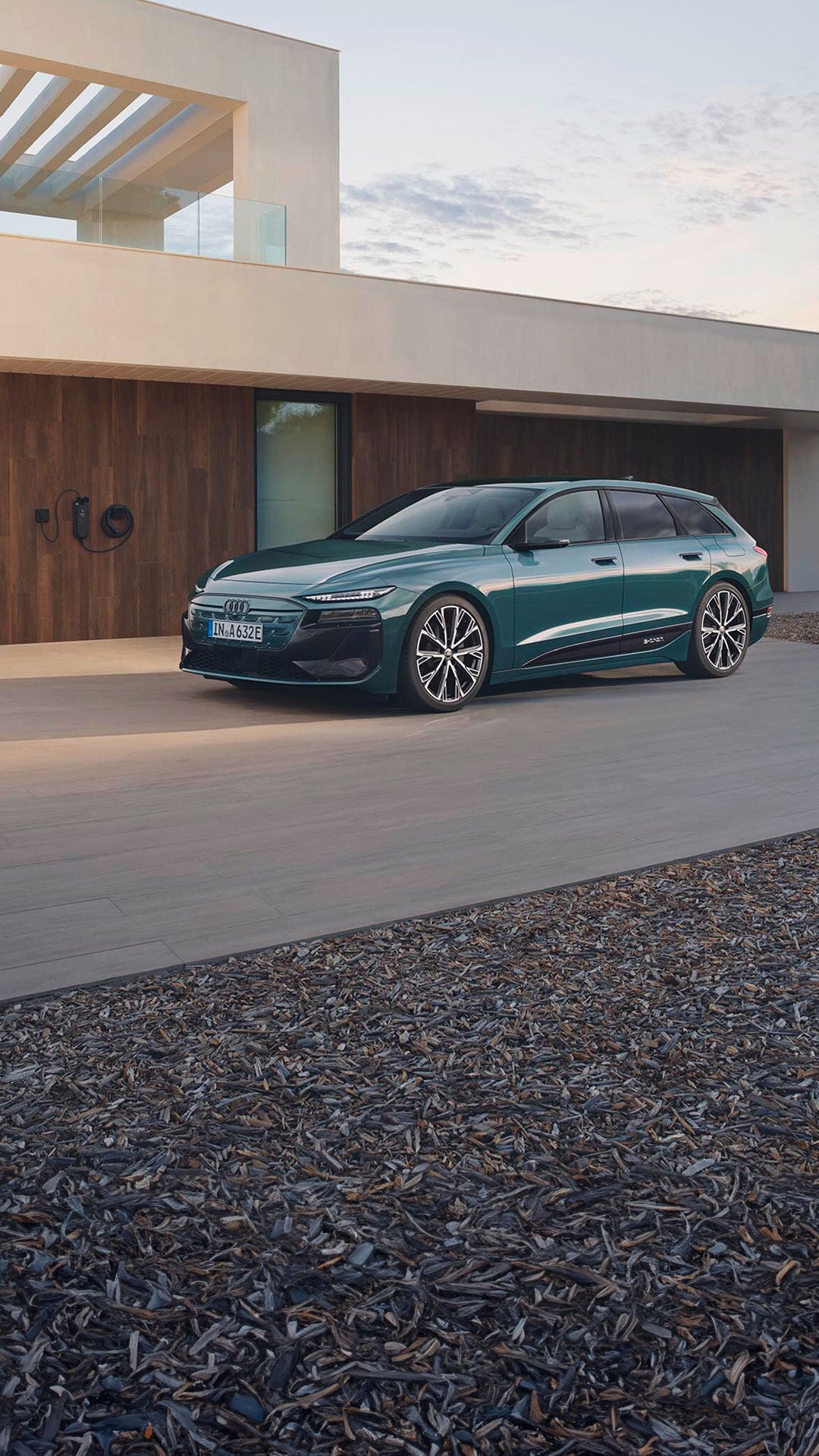 Foto del interior del Audi S6 Avant e-tron