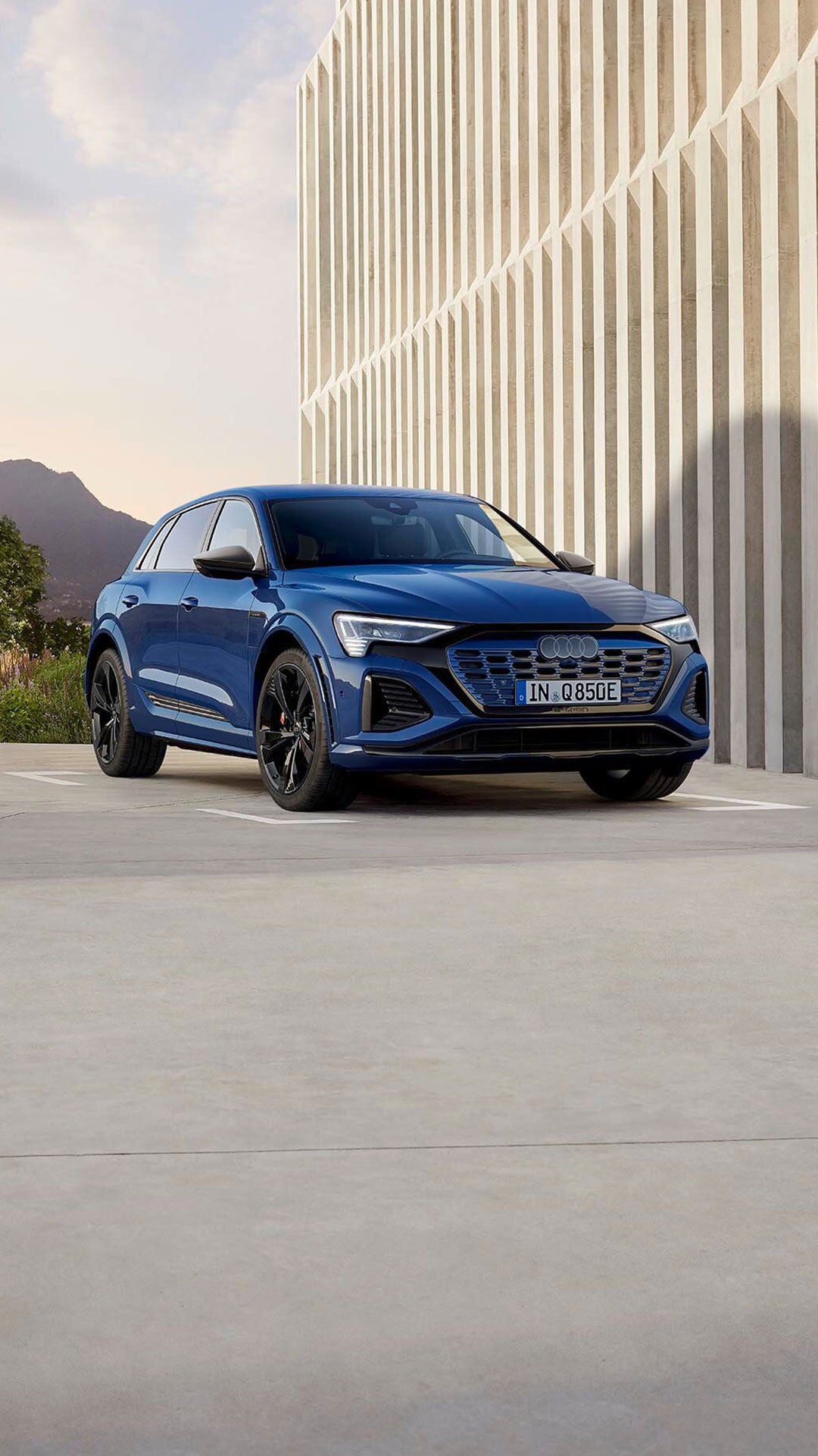 Foto del exterior del Audi Q8 e-tron