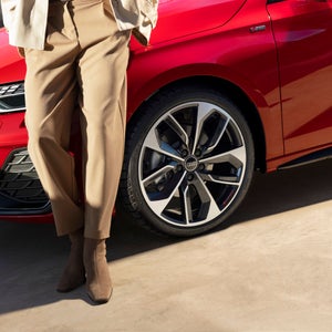 Un Audi A3 Sportback TFSIe con diseño deportivo. 