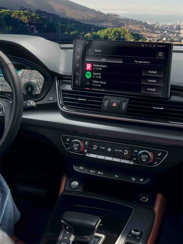 Foto de la tienda de aplicaciones de Audi. 