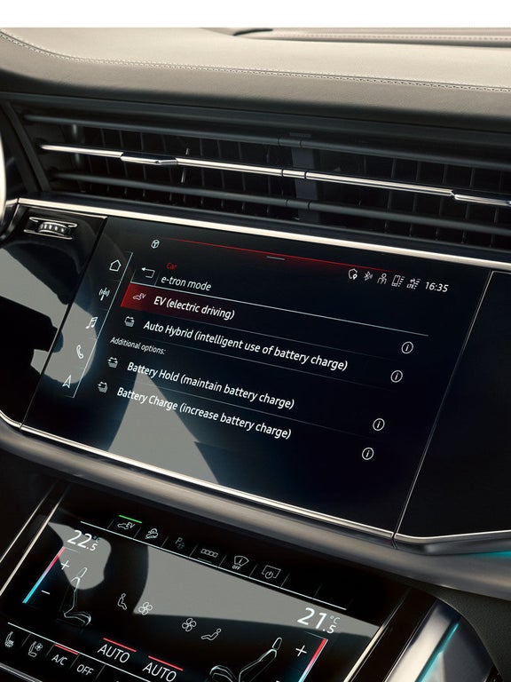 MMI-Display Audi A8 L TFSI e