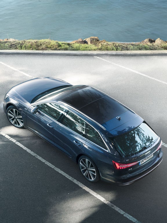 Audi A6 Avant top view