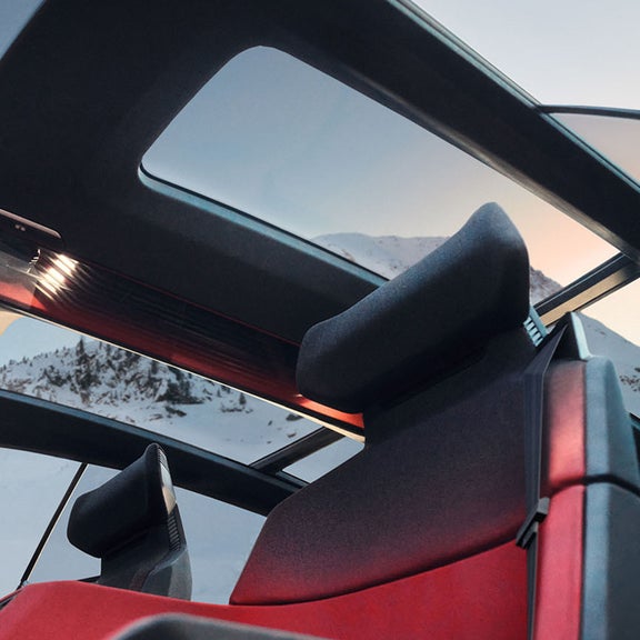 Foto del interior del nuevo concept car de Audi, el prototipo Audi activesphere concept. 