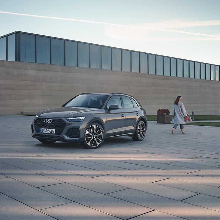 Foto de un Audi de entre 5 y 15 años con una promoción especial en Recambios Originales Audi.