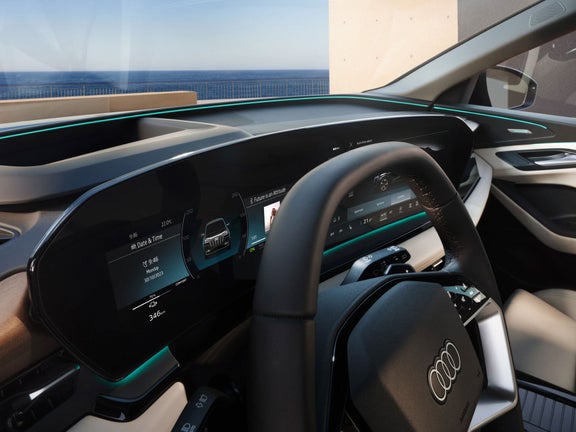 Panoramiczny wyświetlacz MMI