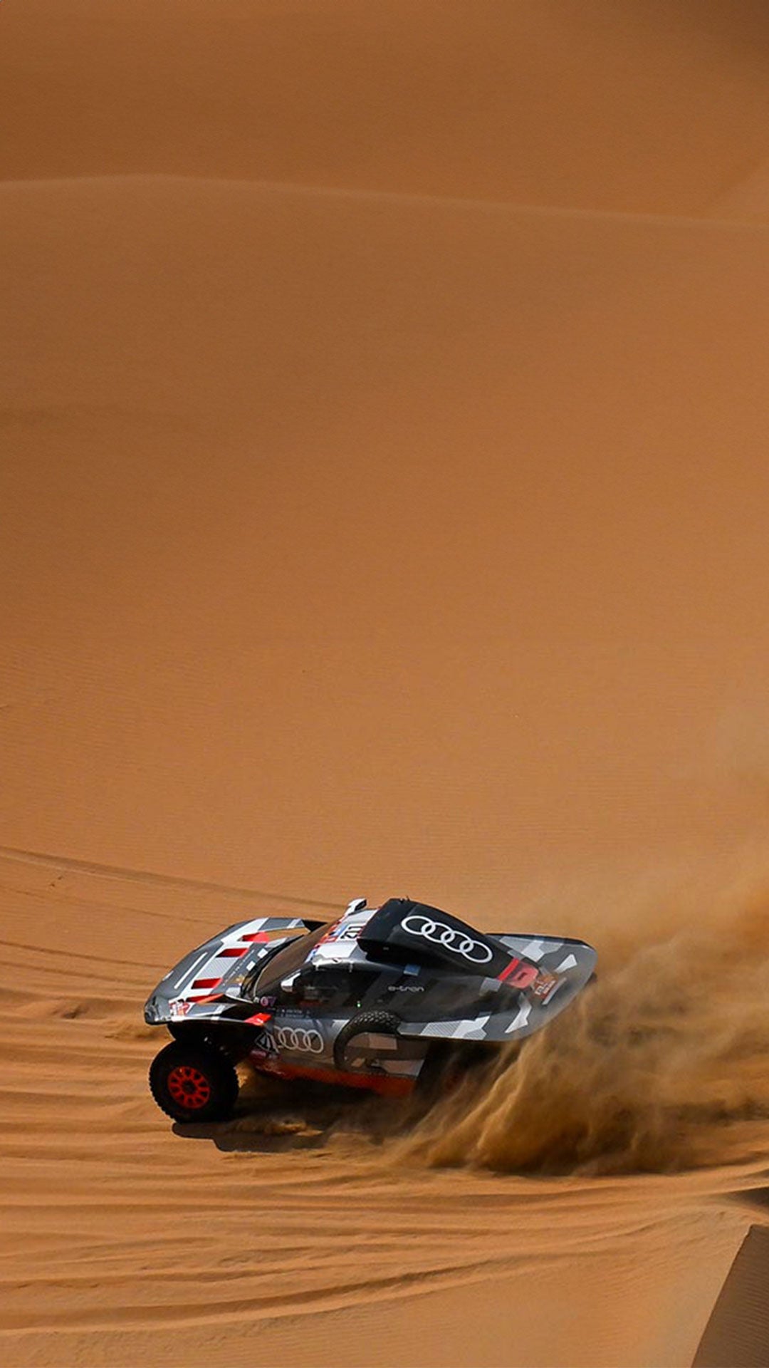 Foto de Audi compitiendo en el Rally Dakar 2024. 