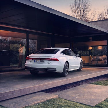 Rear view Audi A7 Sportback TFSI e