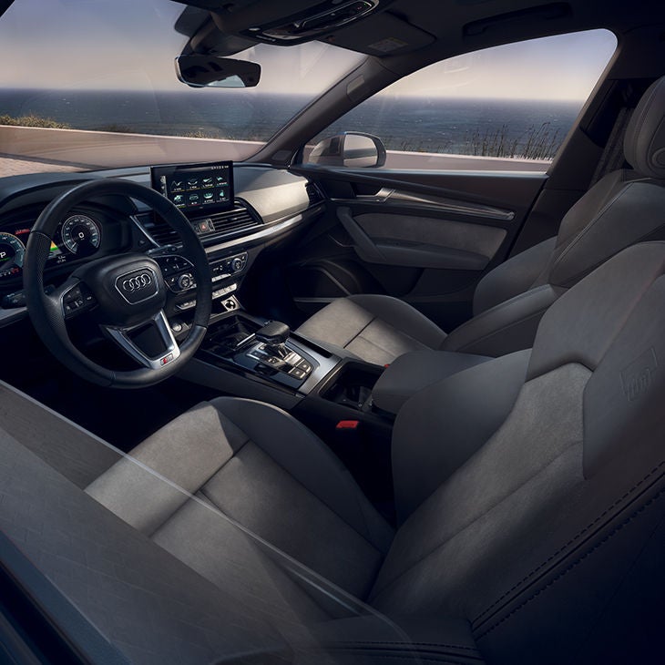 Interior des Audi Q5 TFSI e