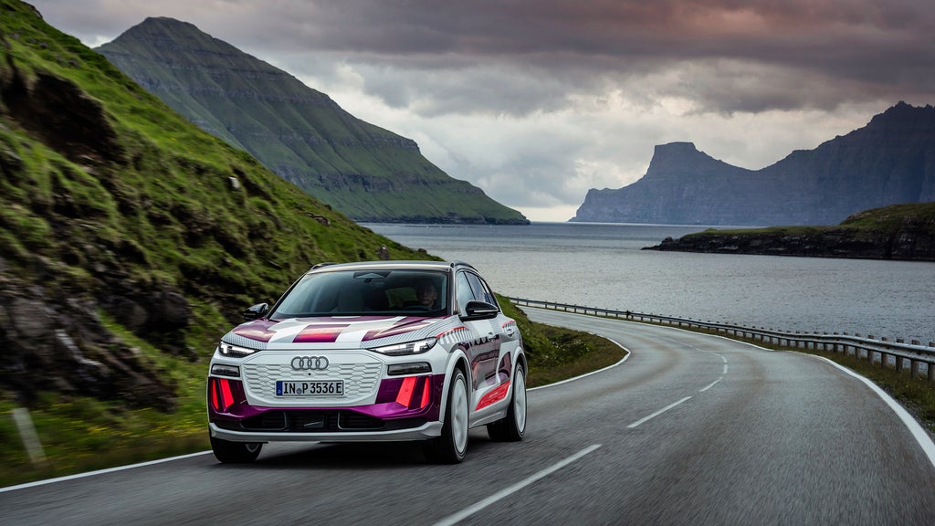 De slimme lichten van de Audi Q6 e-tron