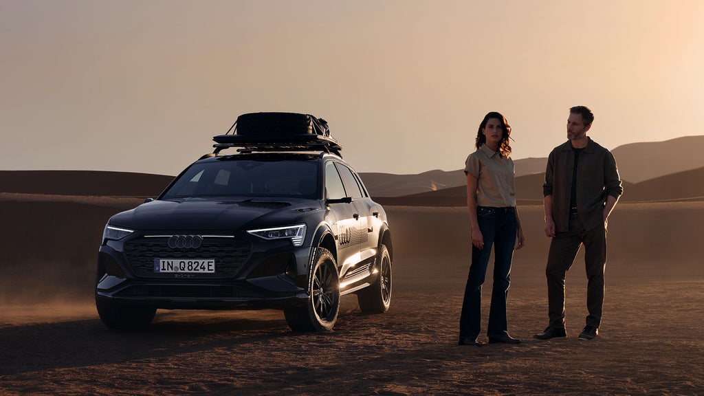 Geïnspireerd door de woestijn: de Audi Q8 e-tron edition Dakar 