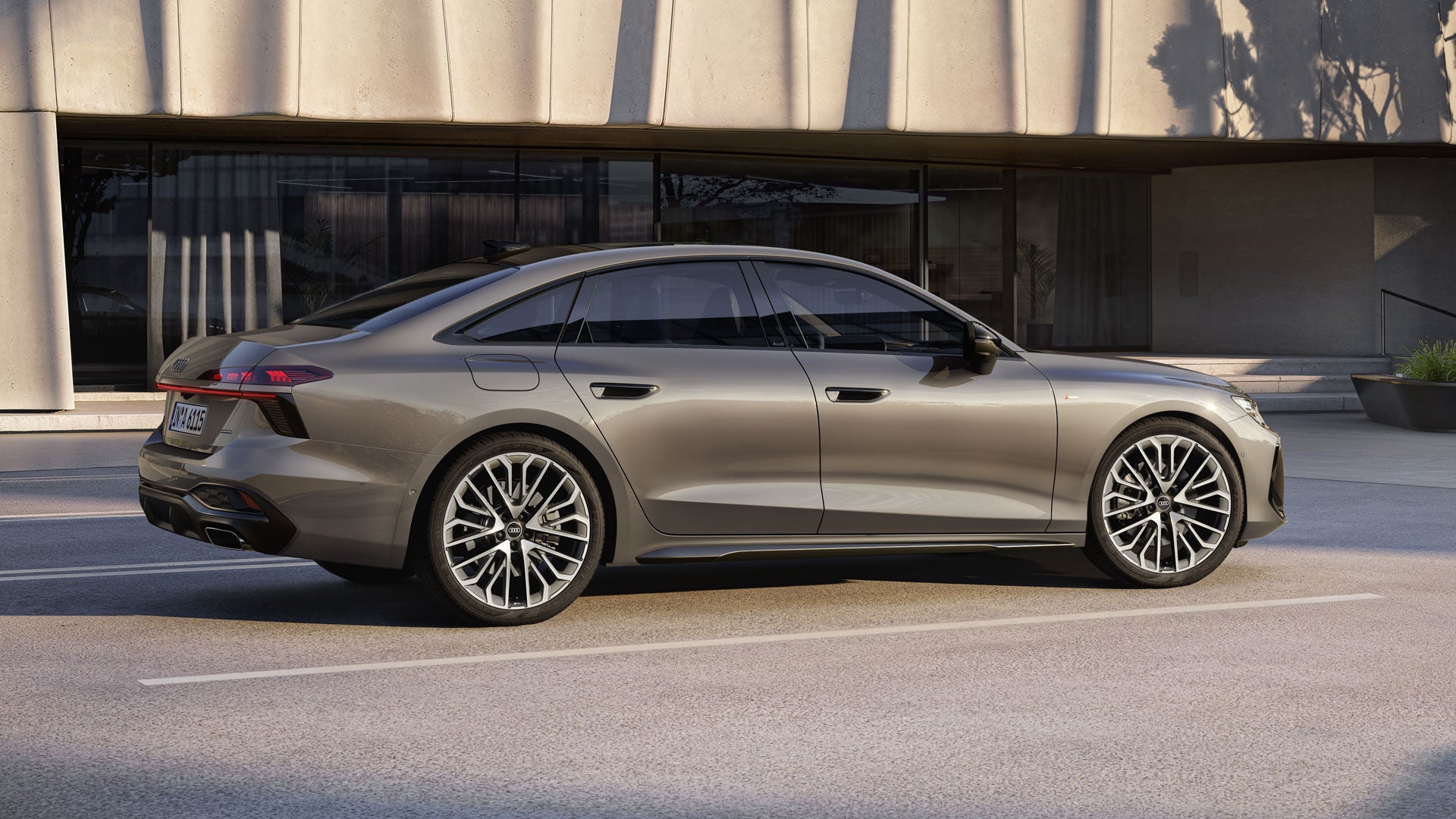 Foto de un Audi A6 personalizado con Audi exclusive. 