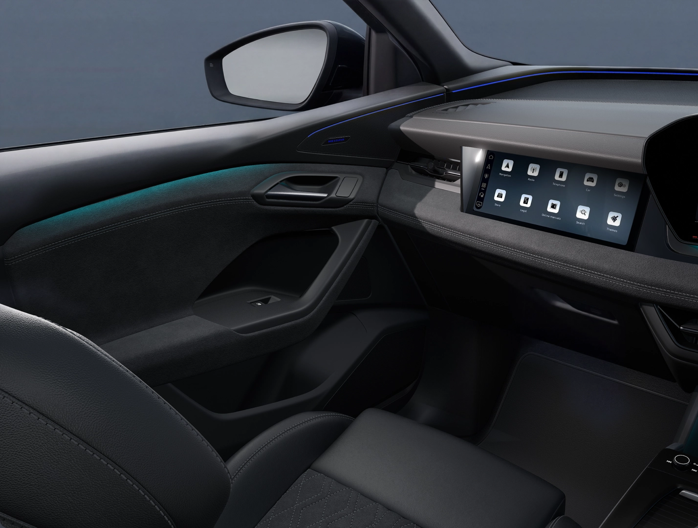 Audi Q6 e-tron interior view