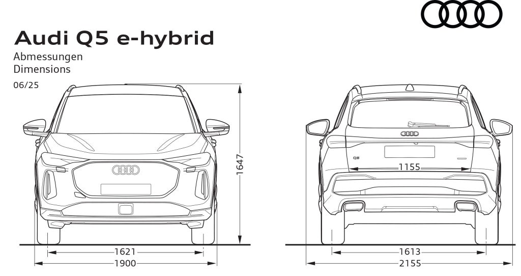 Q5 e-hybrid fram och bak