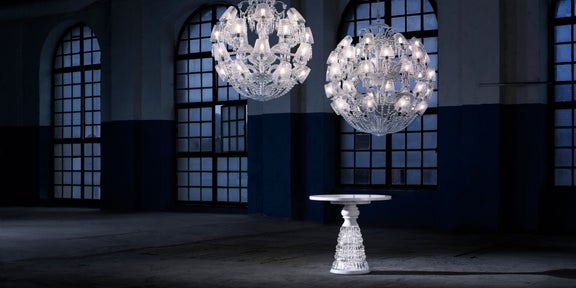 La lámpara de araña Le Roi Soleil