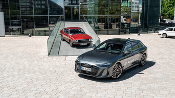 Nine generations of success: the new Audi A6 meets its elders