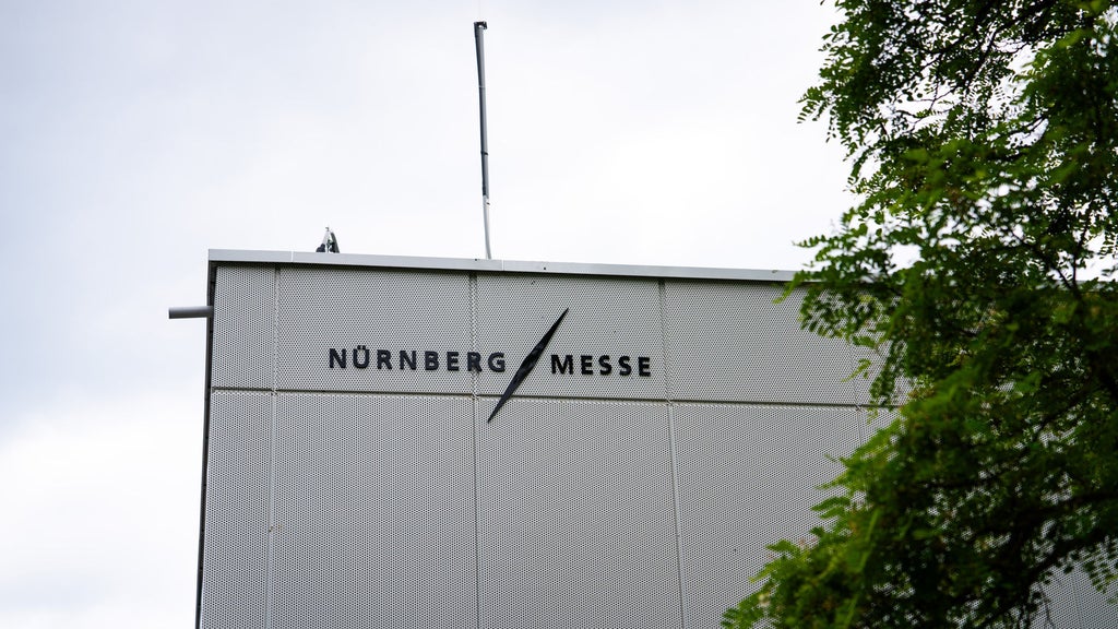 Detail of the Nuremberg Trade Fair building