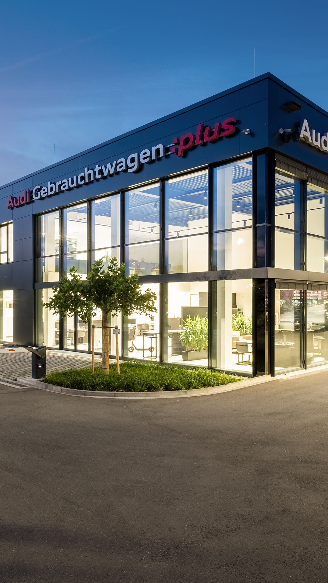 Außenansicht Audi Augsburg Gebrauchtwagen Schwaba GmbH