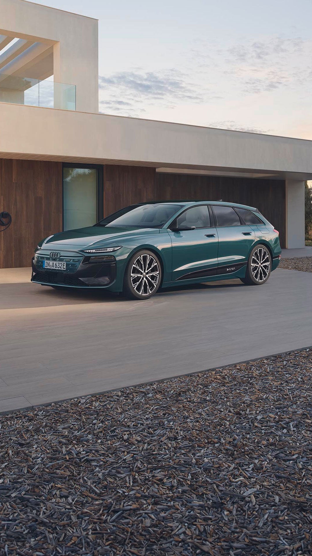 Foto del exterior del Audi A6 Avant e-tron
