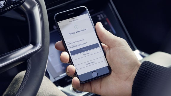 Smartphone-view with FoD-Display