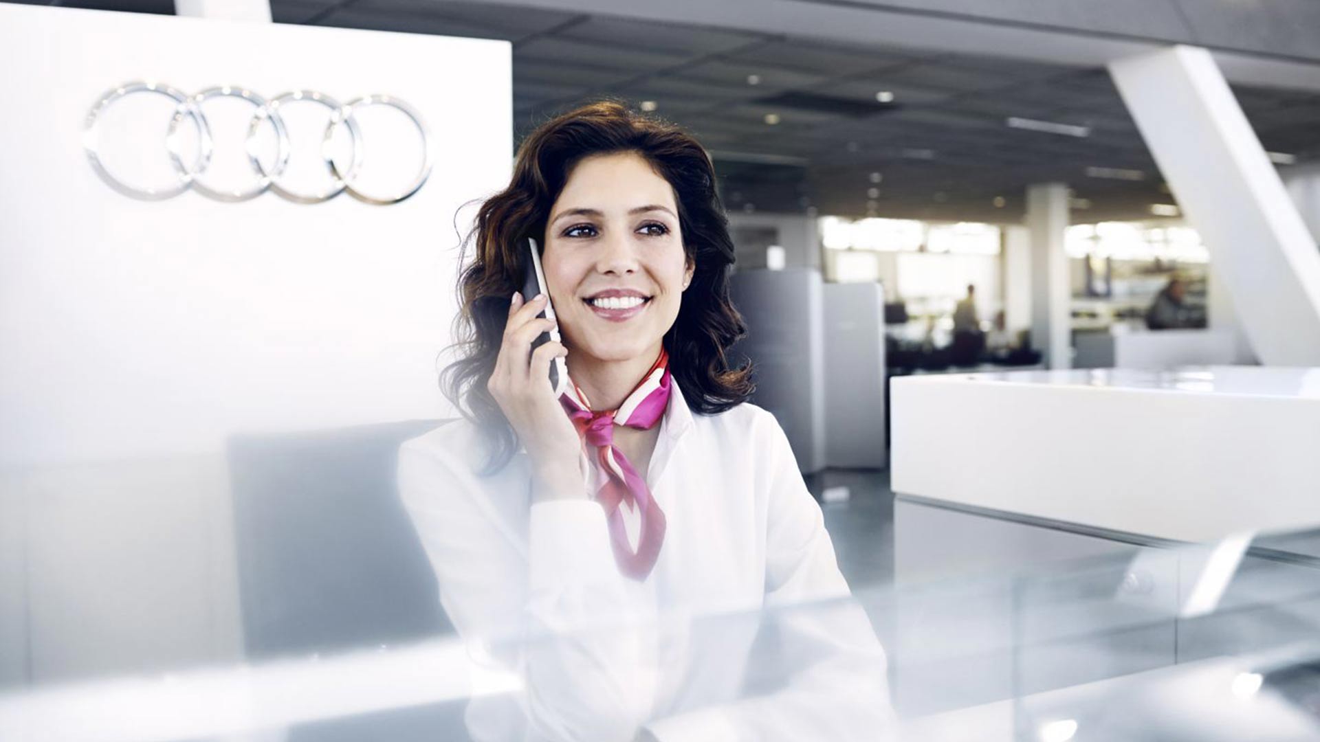 Audi staff member contact us