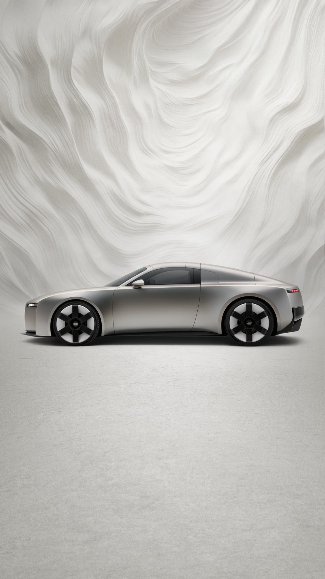 Seitenansicht des neuen Audi Concept C.