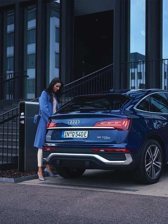 Public charging situation Audi Q5 Sportback TFSI e