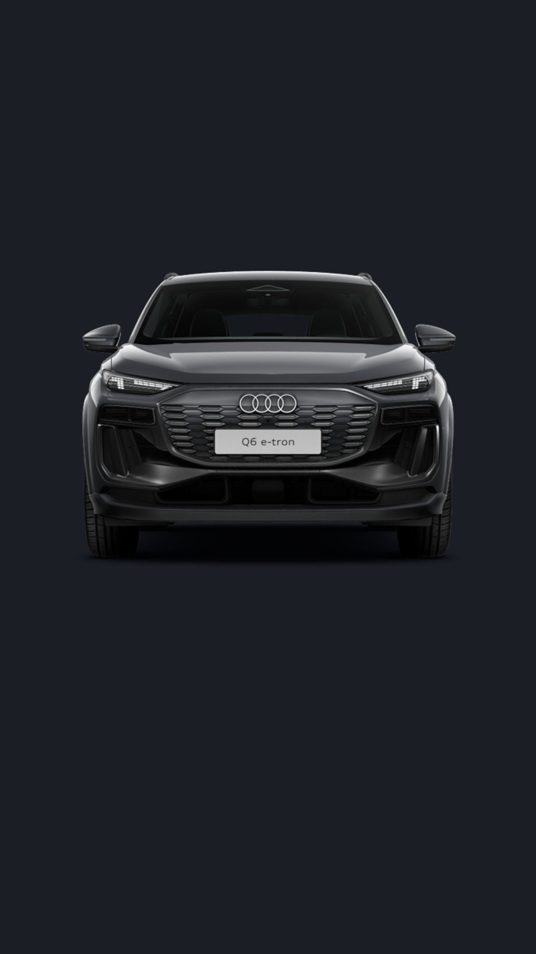 Zijaanzicht Q6 Sportback e-tron