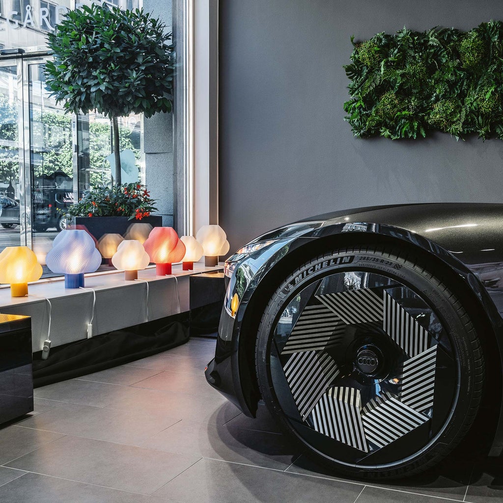  Detaljer från Stockholm Design Week på Audi Studios i Stockholm. 