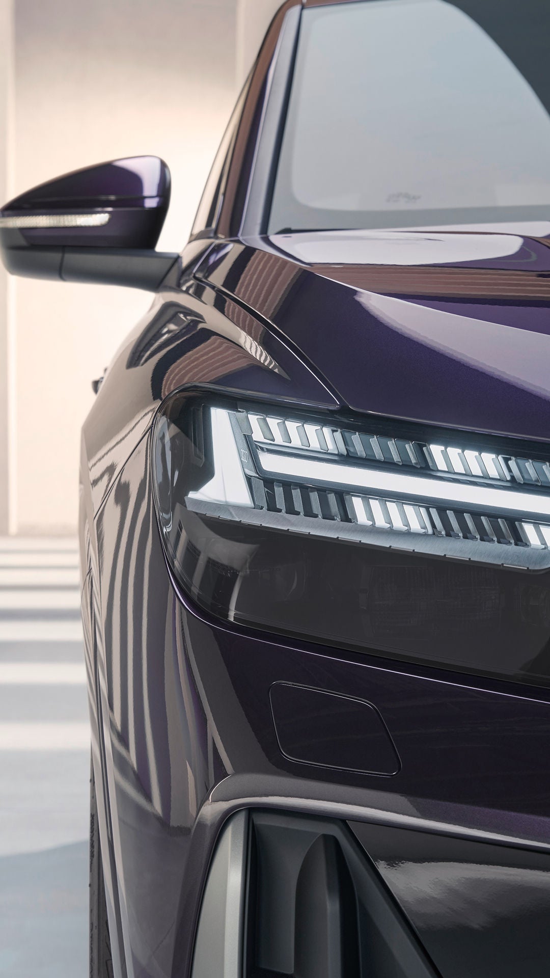 Front half close up of an Audi Q4 e-tron