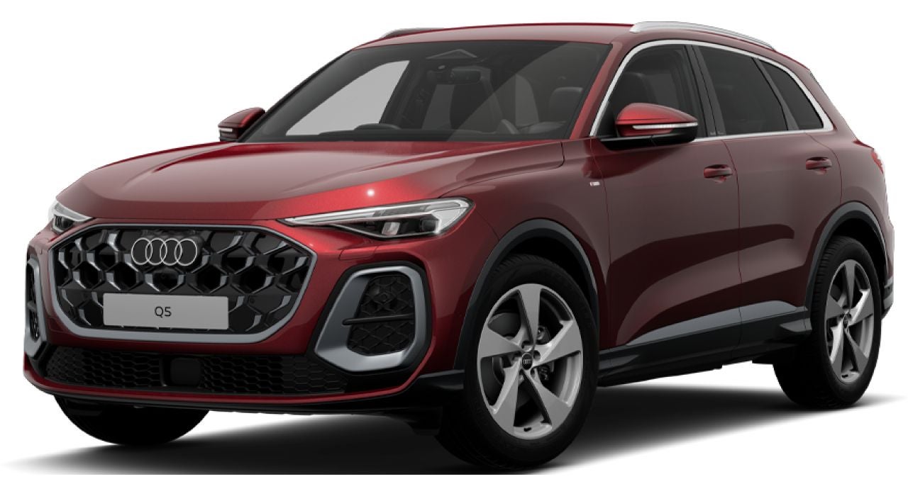 Red Audi Q5 S line 50 TFSI e quattro S tronic render