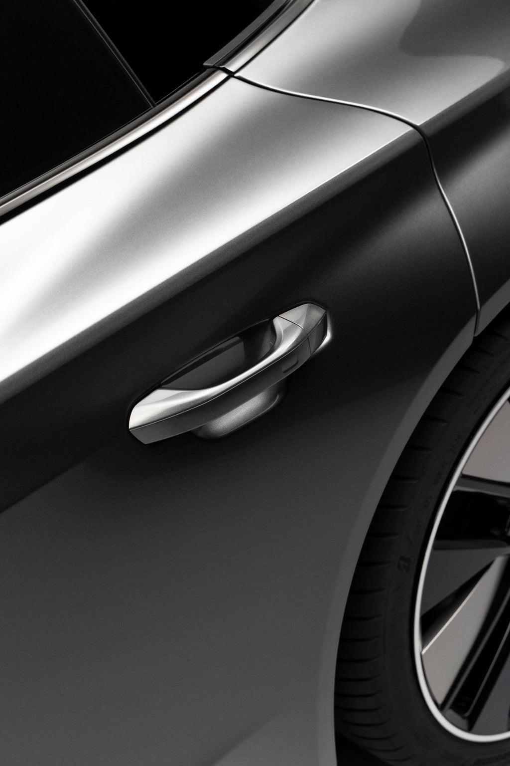 Dørhåndtak på Audi e-tron GT.
