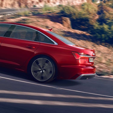 Rear view Audi S6 Sedan