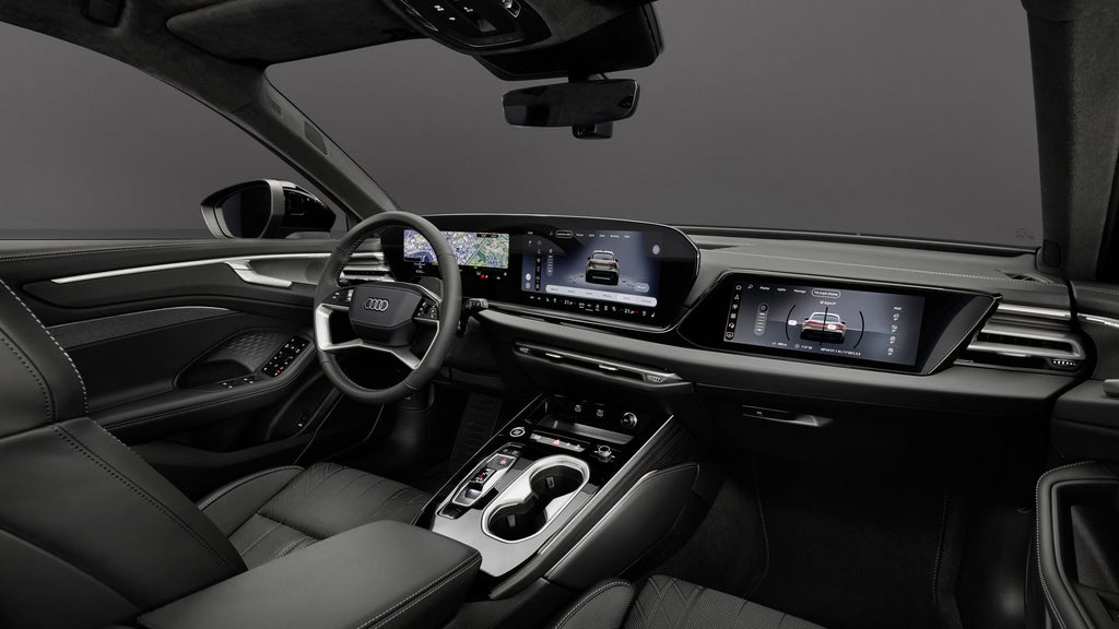 The interior of the Audi A6 allroad