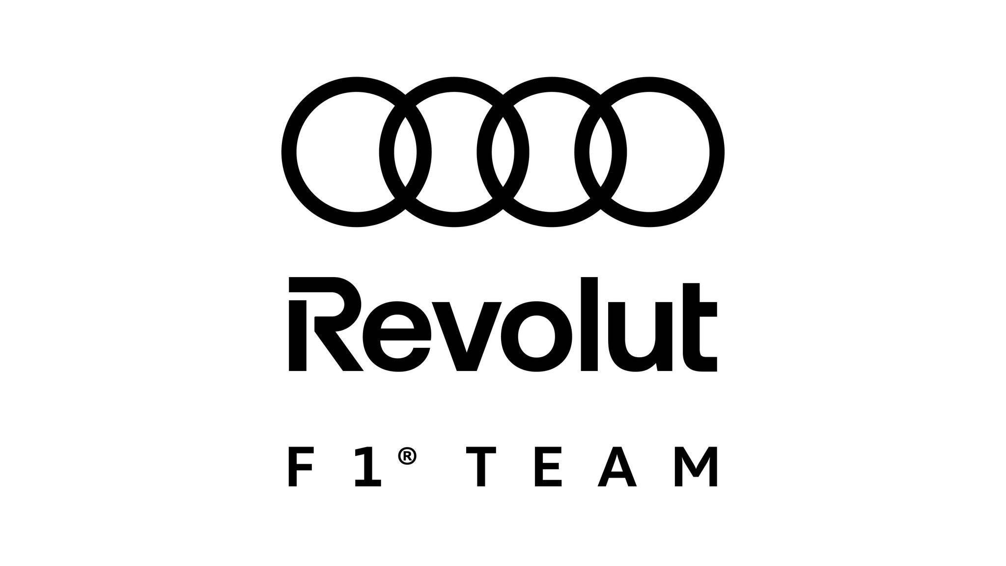 A picture showing the logo of Audi Revolut F1® Team.