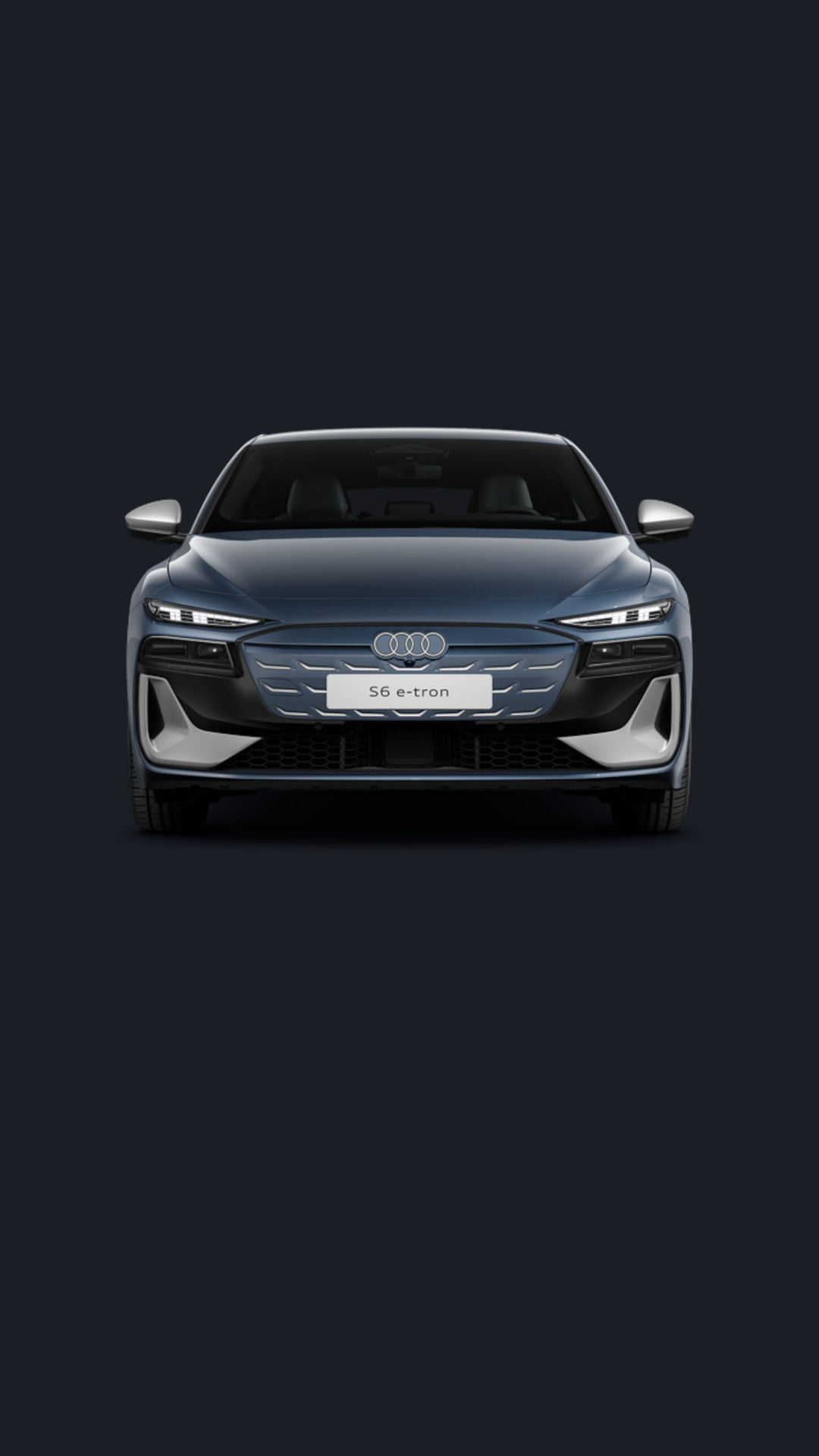 Zijaanzicht van de S6 Sportback e-tron