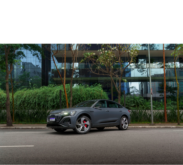 Rear view Audi Q8 e-tron