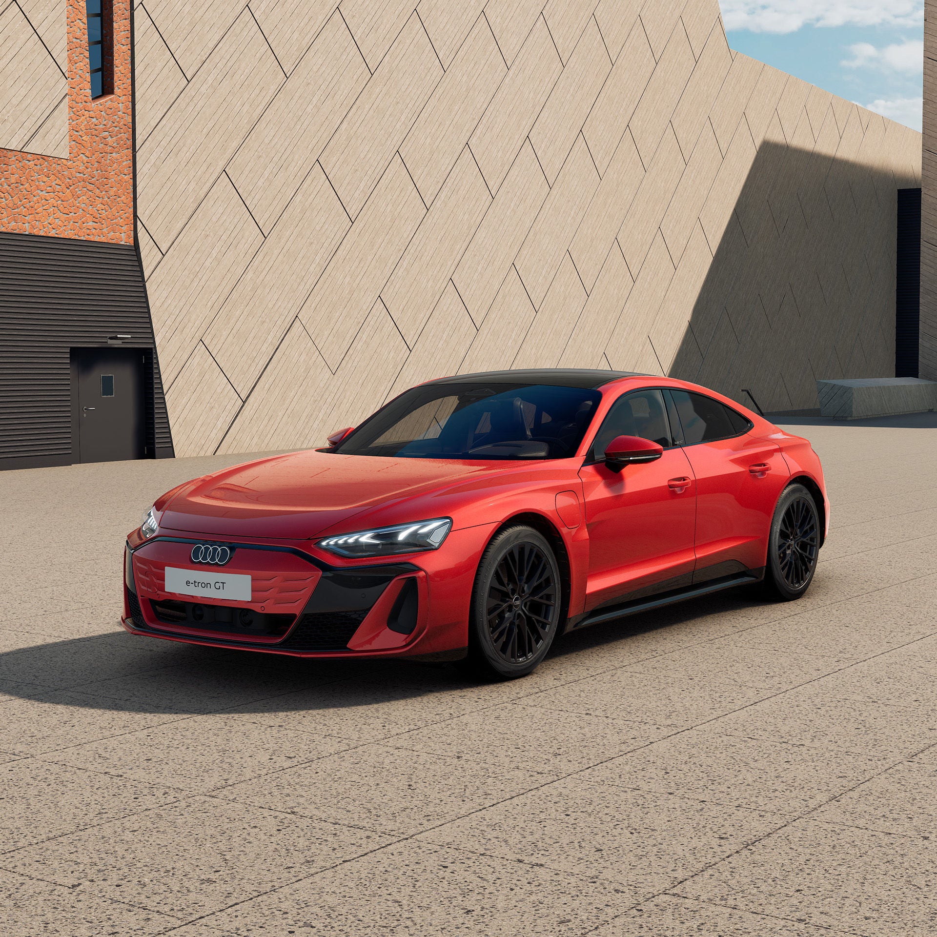 3/4 Ansicht e-tron GT quattro
