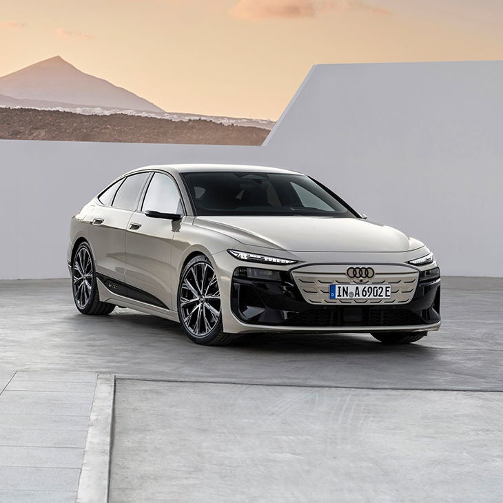 The Audi A6 e-tron comes with 19-inch five-arm dynamic wheels