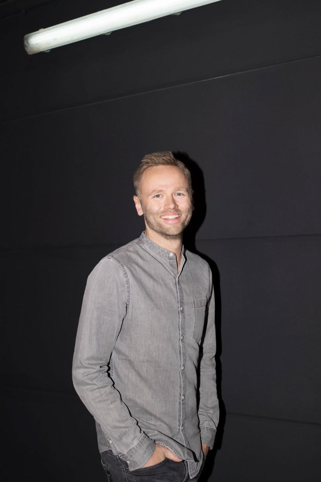 Portrait shot of Christopher Broeker.