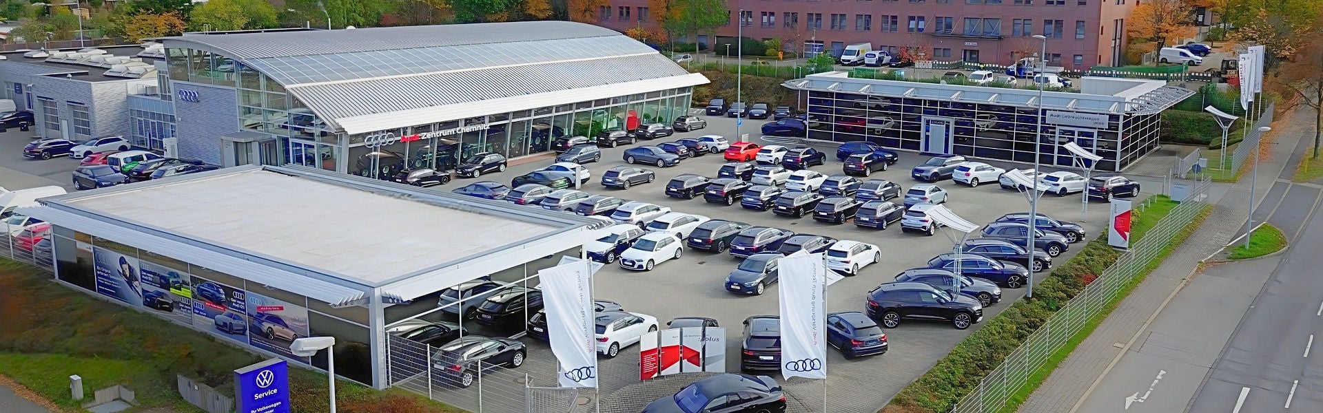 Außenansicht Audi Zentrum Chemnitz
