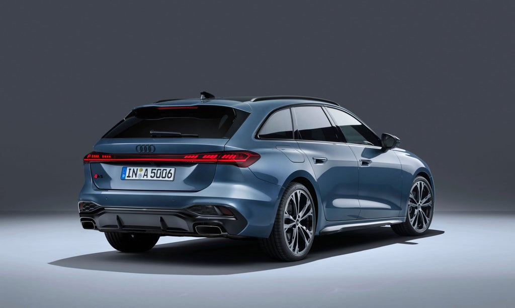 Rear view of the Audi A5