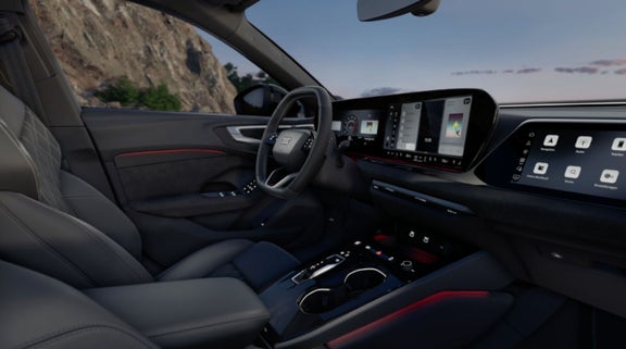 interior de un auto Audi Pantalla digital 