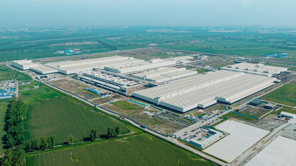 Audi production site from a bird's eye view