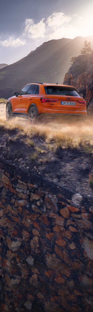 Foto de un Audi Q3, un SUV urbano todo terreno. 