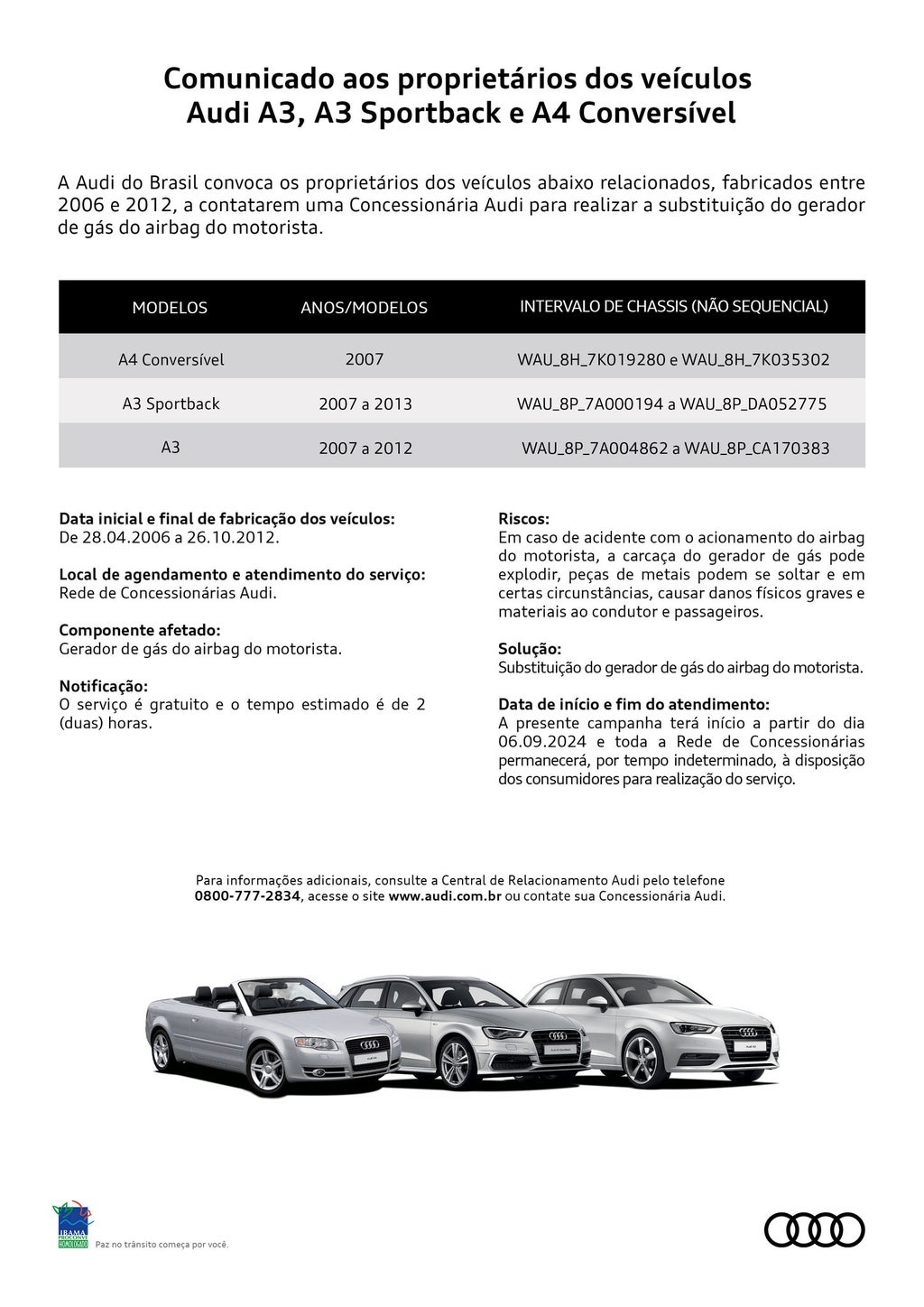 imagem recall takata